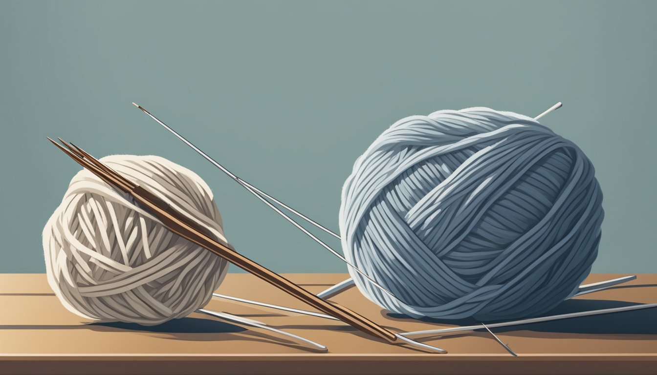A ball of yarn unravels next to a pair of knitting needles, ready to
be transformed into a cozy
garment