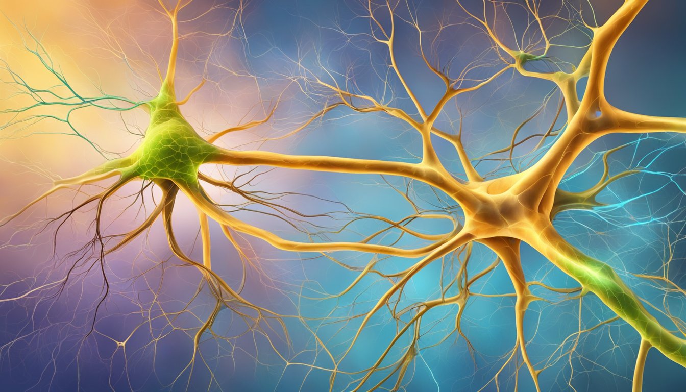 Brain neurons forming new connections, strengthening existing ones.
Dendrites reaching out, synapses firing. A dynamic network of neural
pathways adapting and
learning